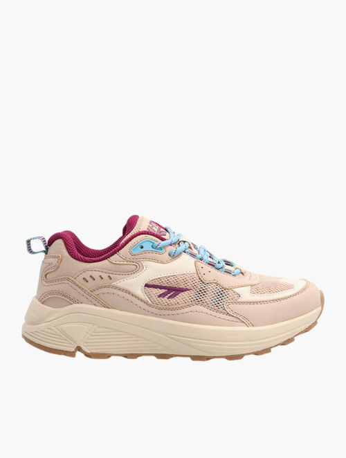 teruya MyRunway | Shop Hi-Tec Sand & Multi Samurai W Lace Up Sneakers for